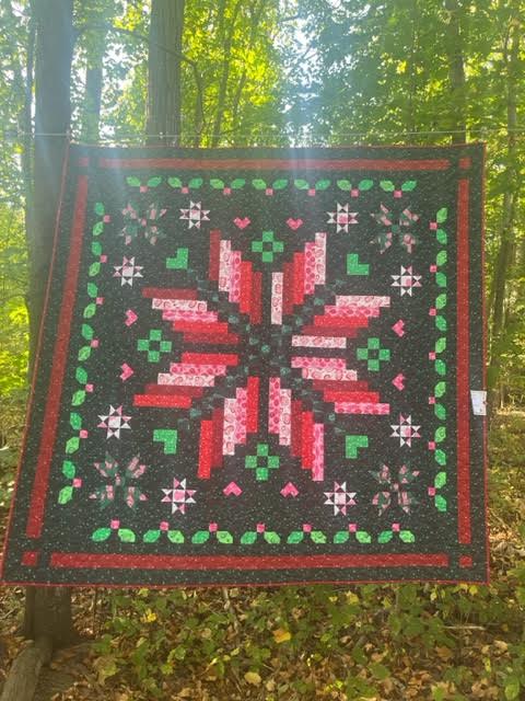 Dark Merry Kitschmas - Winter Magic - Quilt for Sale