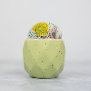 Pin Cushion - Geo Green