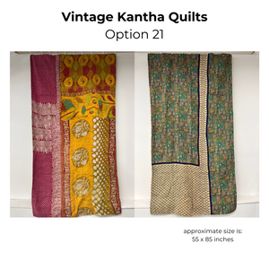 Vintage Kantha Quilts