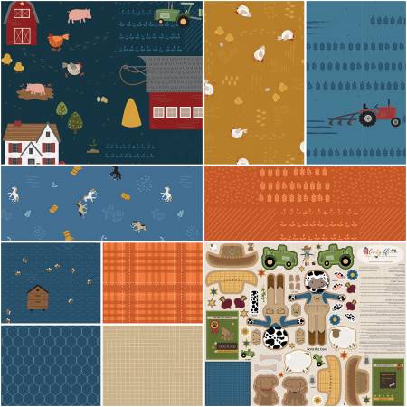 Country Life 1 Yard Bundle, 10 Pcs.