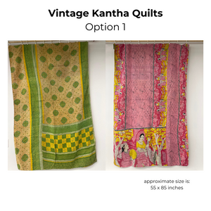 Vintage Kantha Quilts