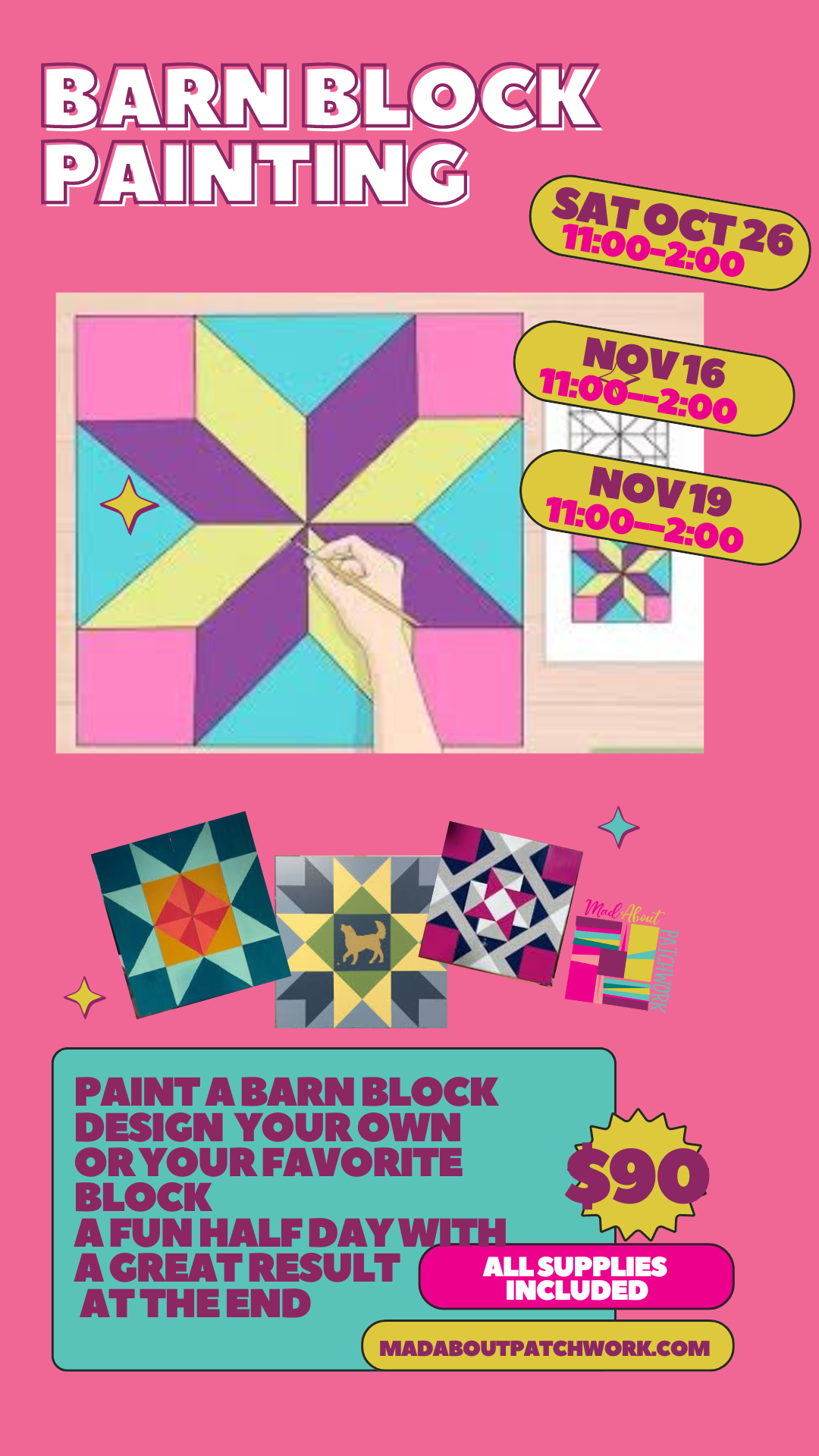 Barn Block Painting Class