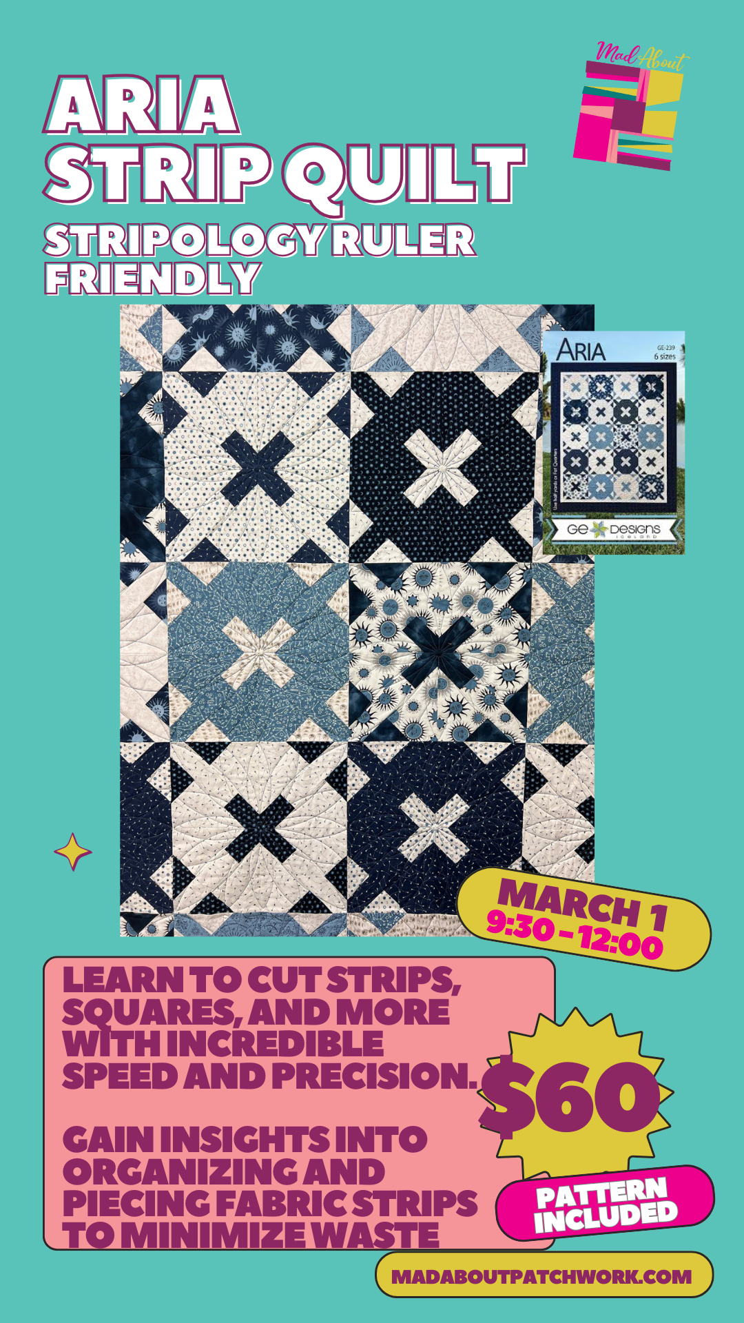 Aria Quilt Class