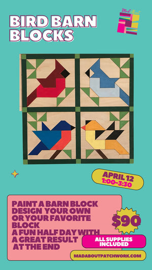 Bird Barn Block Painting Class