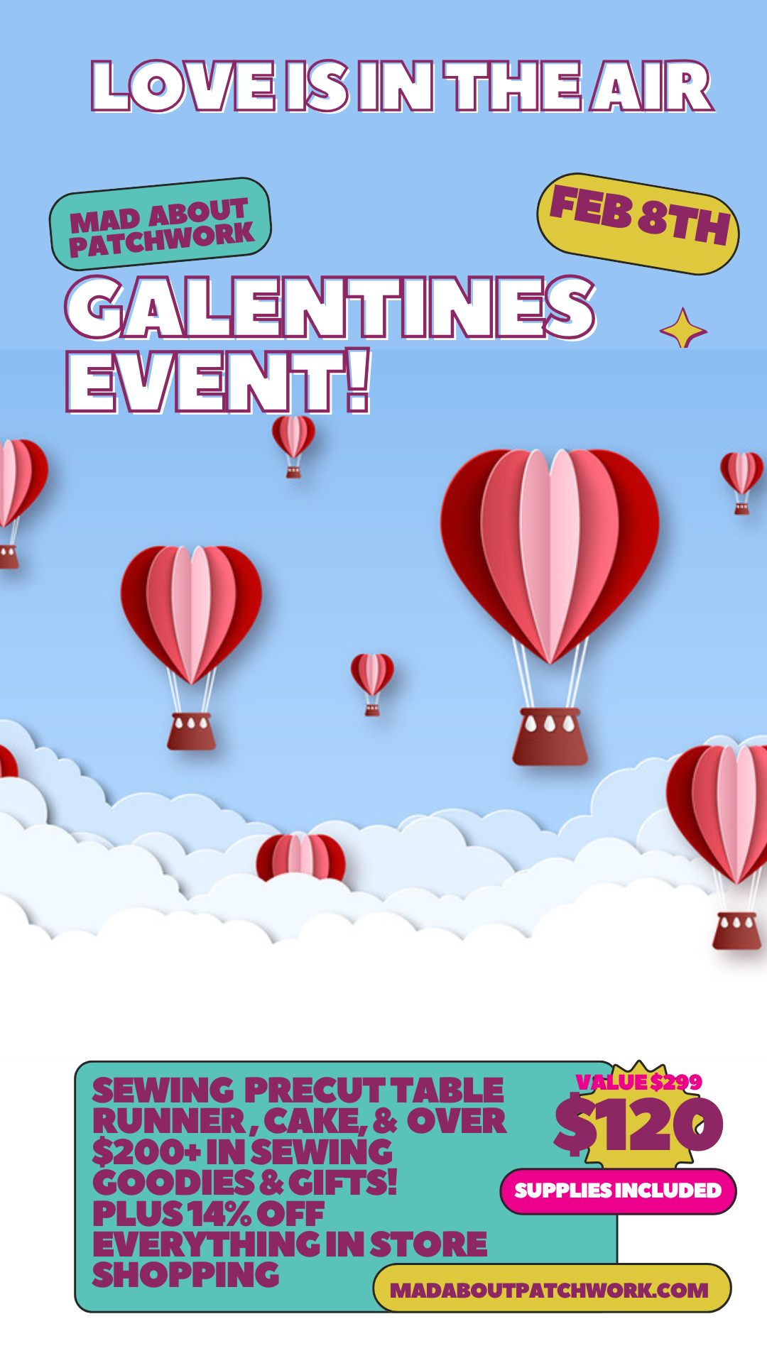 Love is in the Air - Galentines Event!