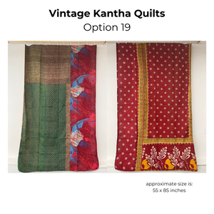 Vintage Kantha Quilts