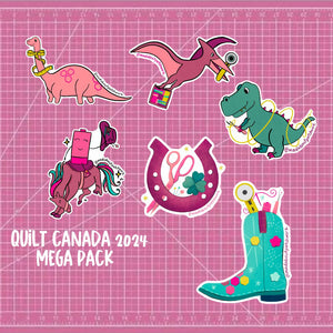 Quilt Canada 2024 - Mega Pack - Mad About Patchwork Sticker