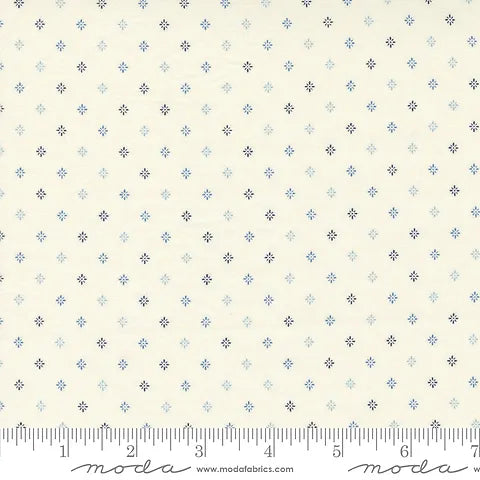 Amelia's Blues in Ivory Betsy Chutchian for Moda Fabrics