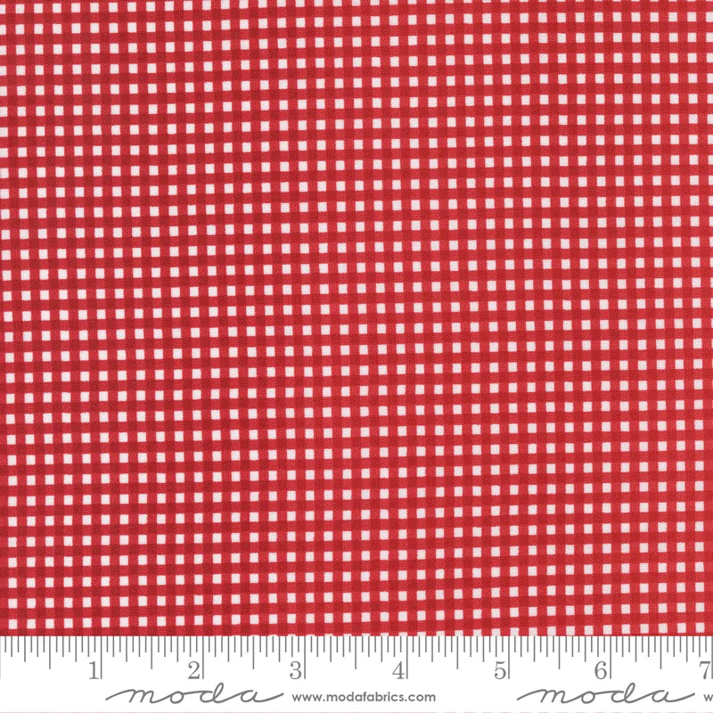 Check in Red from Graze by Sweetwater for Moda Fabrics