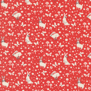 Wonder Dot in Red by Lizzy House for Love Letters by Moda fabrics