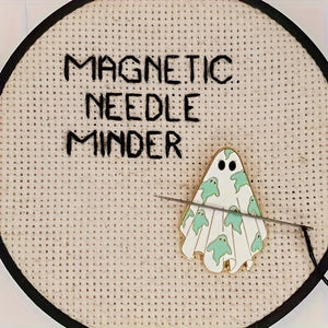 Halloween Ghost Enamel Needle Minder for Embroidery & Cross-Stitching