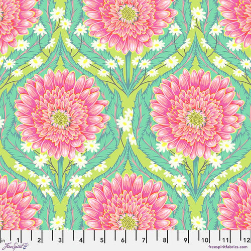 Daisy and Confused in Moonbeam from Untamed by Tula Pink for Free Spirit Fabrics