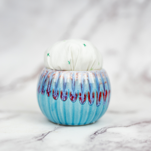 Pin Cushion - Lustre Blue