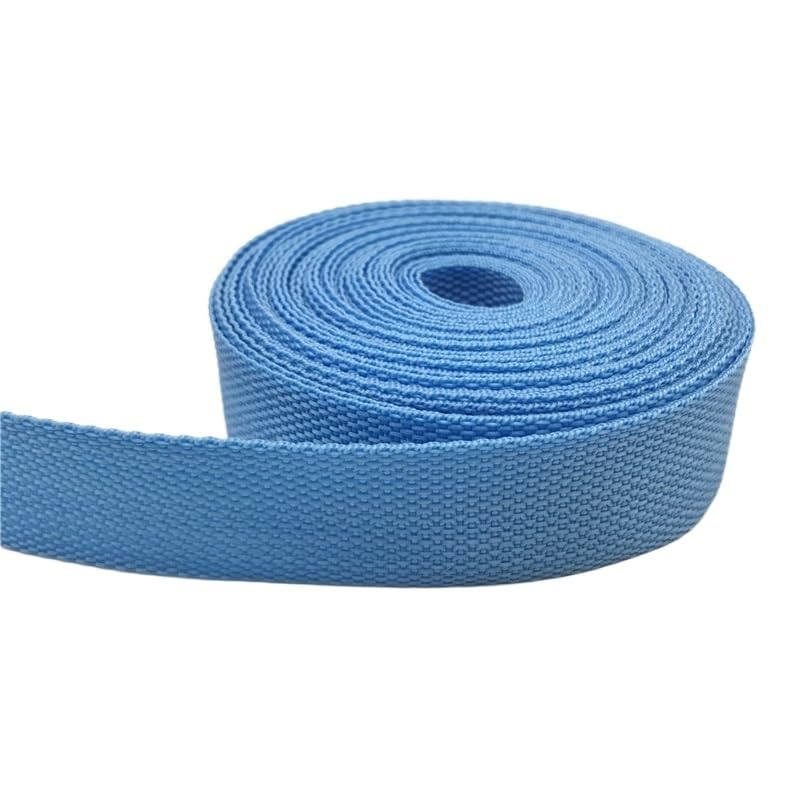 REMNANT - Cotton Webbing 1.5" - Dusty Blue - 8 3/4 YDS