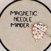 Halloween Ghost Enamel Needle Minder for Embroidery & Cross-Stitching