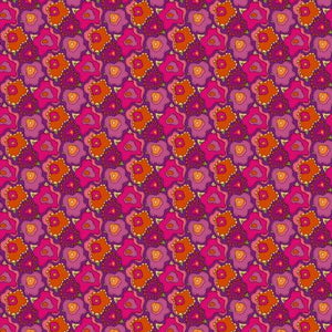 Magenta Pop by Sally Kelly for Twilight by Windham Fabric