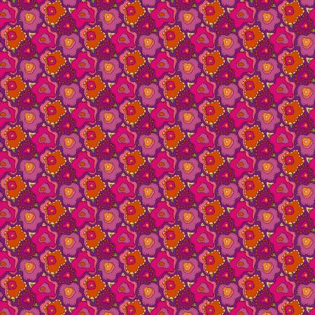 Magenta Pop by Sally Kelly for Twilight by Windham Fabric