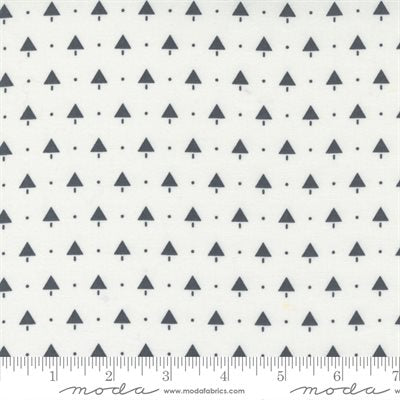 Trees on White for Merry Little Christmas by Bonnie Christine for Moda Fabrics