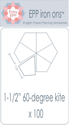 1-1/2" 60-degree Kite x 100 - EPP Iron Ons