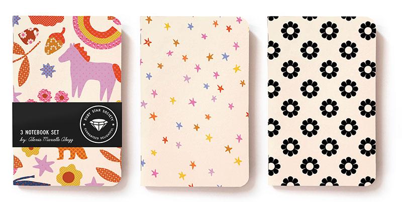 Notebook Meadow 3ct | Ruby Star