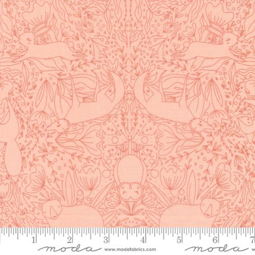 Frolic in Blush for Woodland Wonder by Gingiber for Moda