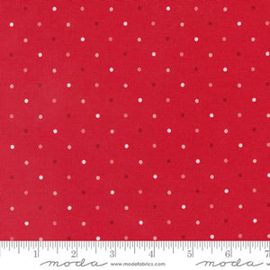 Magic Dot in Strawberry by Lella Boutique for Moda