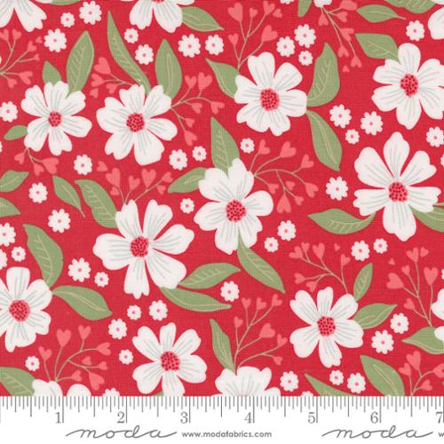 Florals in Rose for Love Blooms by Lella Boutique for Moda Fabrics