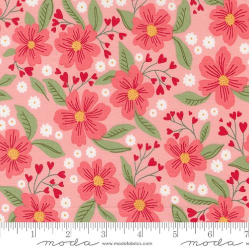 Florals in Blush for Love Blooms by Lella Boutique for Moda Fabrics