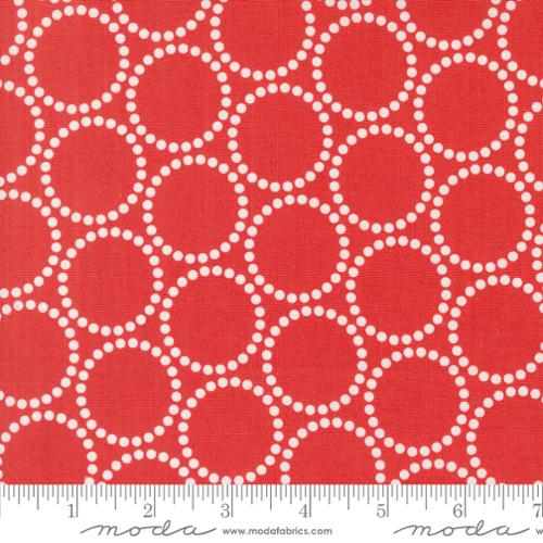 Pearl Bracelets in Red by Lizzy House for Love Letters by Moda fabrics