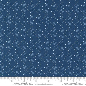 Rick Rack in Indigo for Time and Again from Time & Again by Linzee McCray for Moda Fabrics