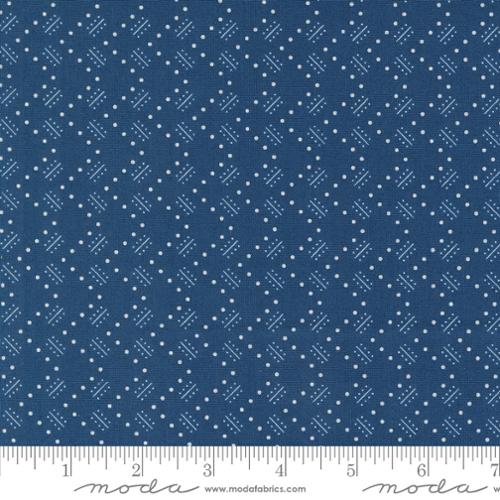 Rick Rack in Indigo for Time and Again from Time & Again by Linzee McCray for Moda Fabrics