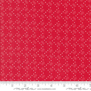 Rick Rack in Cherry for Time and Again from Time & Again by Linzee McCray for Moda Fabrics