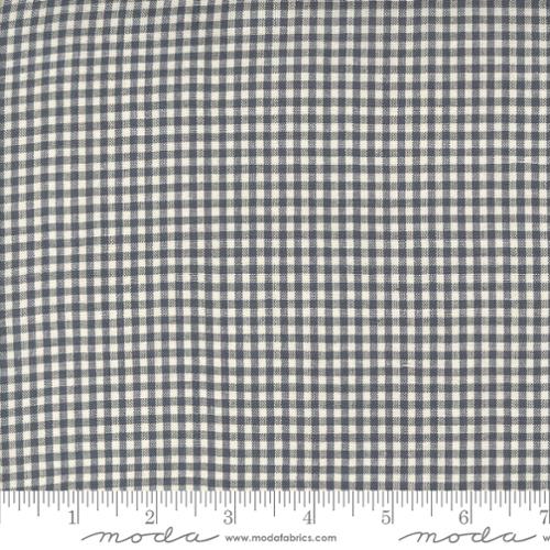 French General Woven Ginghams in Indigo Pearl Small for Moda