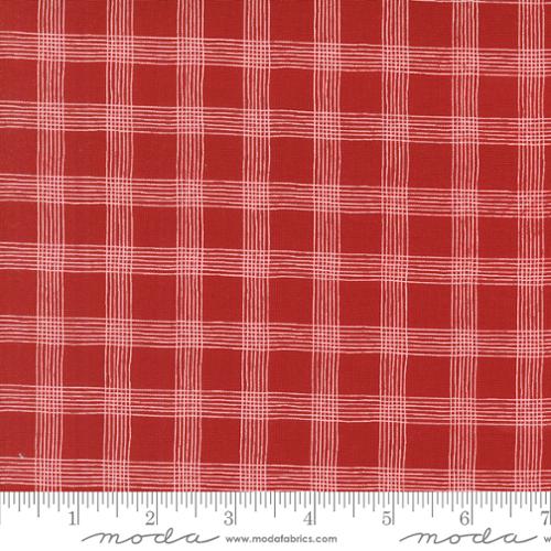 Plaid Checks in Red by Sweetwater for Moda Fabrics