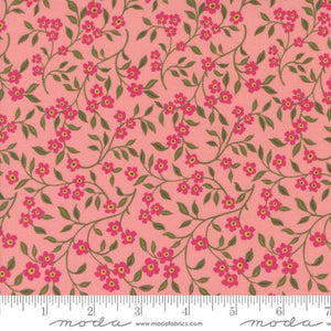 Sagewood Dogwood in Rose for Sagewood by Crystal manning for Moda