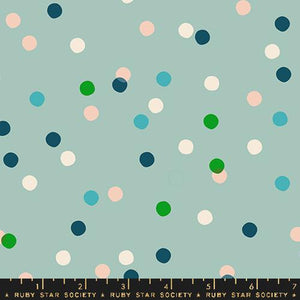 Spritz Dots in Iceberg for Carousel by Melody Miller for Ruby Star Society