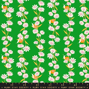 Daisy Chain in Verdant for Carousel by Melody Miller for Ruby Star Society