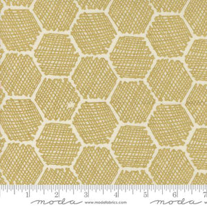 Honeycomb in Metallic Porcelain for Bee Garden by Gingiber for Moda