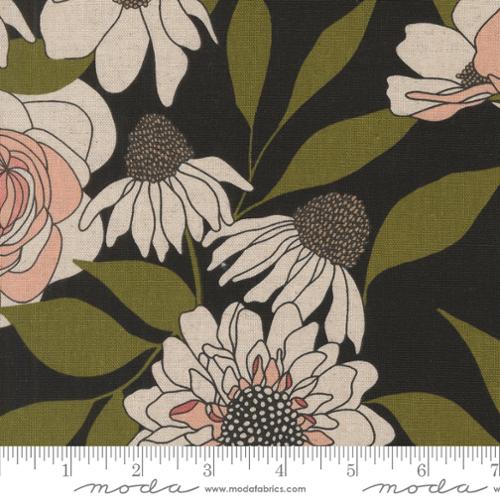 Mochi Linen in Ink - CANVAS - from Botany by Alli K for Moda Fabrics