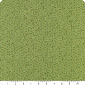 Flakes in Green from Arrival of Winter by Sandy Gervais for Riley Blake Designs