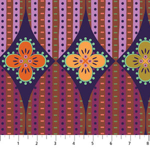 Magic Carpet in Spice from Trade Winds by Kathy Doughty for Figo Fabrics
