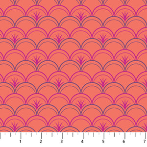 Tides in Coral from Trade Winds by Kathy Doughty for Figo Fabrics
