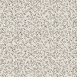 Blossoms in Taupe for Folktale for FIGO Fabrics