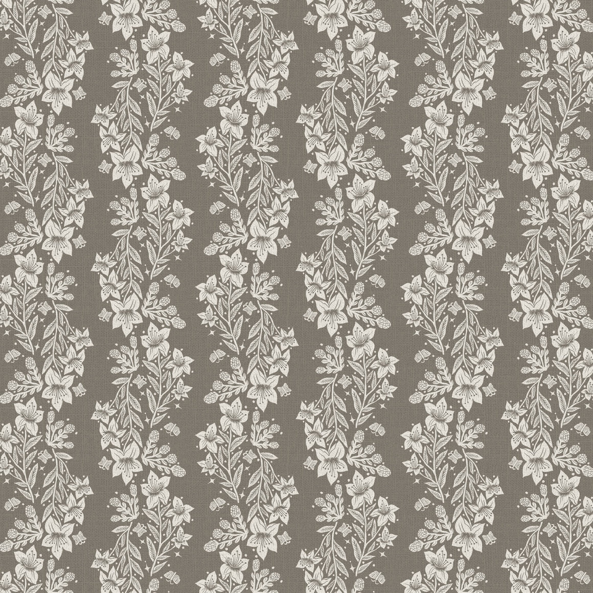 Stripe in Taupe for Folktale for FIGO Fabrics