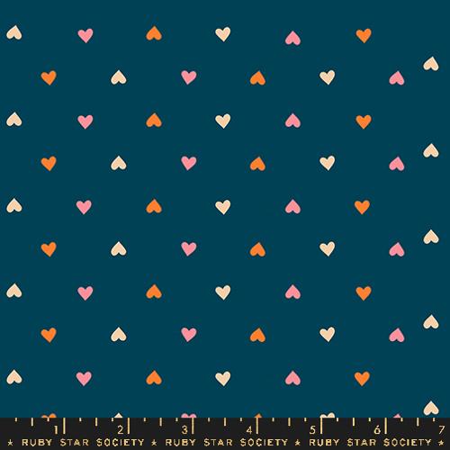 Hearts in Galaxy from Juicy by Melody Miller of Ruby Star Society for Moda Fabrics