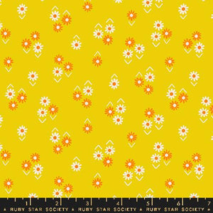 Baby Flowers in Golden Hour from Juicy by Melody Miller of Ruby Star Society for Moda Fabrics