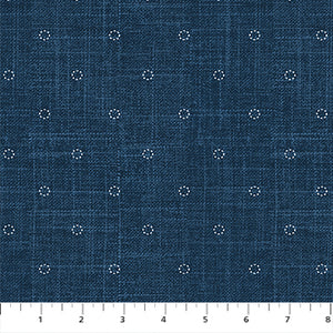 Stitches in Denim from Stash by Ghazal Razavi for FIGO Fabrics