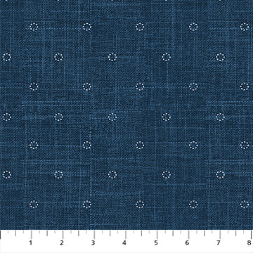 Stitches in Denim from Stash by Ghazal Razavi for FIGO Fabrics