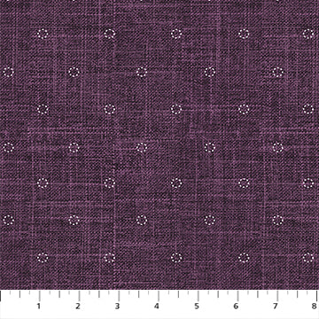 Stitches in Purple from Stash by Ghazal Razavi for FIGO Fabrics