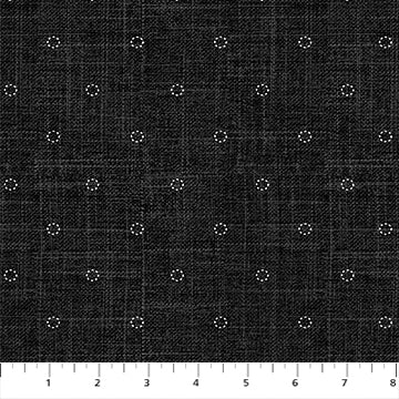 Stitches in Black from Stash by Ghazal Razavi for FIGO Fabrics